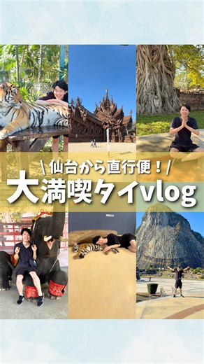 あおい【仙台宮城グルメ・観光🌈】 | タイ🇹🇭片道19,990円〜！詳細はコチラ👇 仙台からバンコク（ドンムアン空港）への直行便が 12月1日から初就航✈️ ▪︎料金：片道19,990円〜（税込/燃油・空港税込） ▪︎運航期間：2026年4月29日まで ▪︎運航曜日：週４便（月・水・金・日）... | Instagram