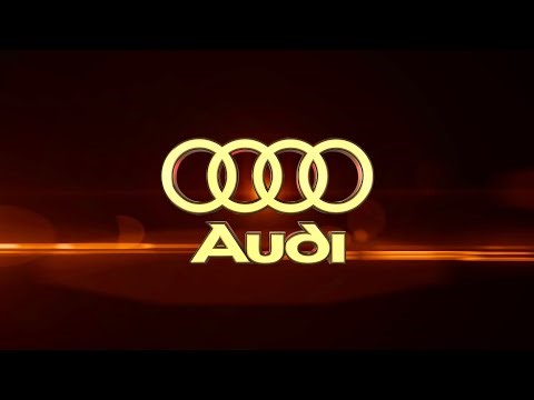 Audi Gold Logo Animation 4K | Cinematic Brand Intro