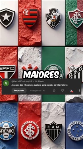 🤔THE 3 BIGGEST CLUBS IN BRAZIL #football #brazilianfootball #corinthians #flamengo #gocorinthians