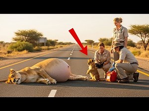 Lion Cub Cries Out for Someone to Save His Mother – The Emotional Mission That Melted Hearts