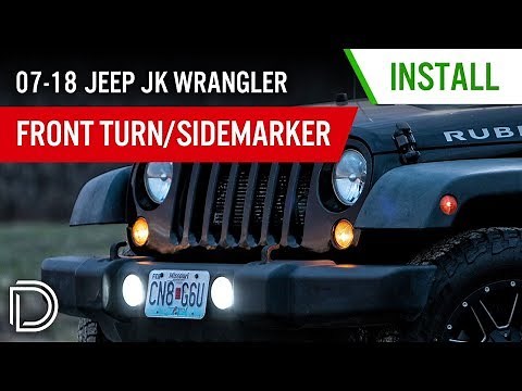 How to Install 2007-2018 Jeep JK Wrangler Front Turn Signal and Sidemarker LEDs | Diode Dynamics