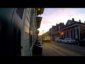 ⁴ᴷ⁶⁰ Walking New Orleans (Narrated) : French Quarter at Sunrise (Bourbon Street, Frenchmen Street)