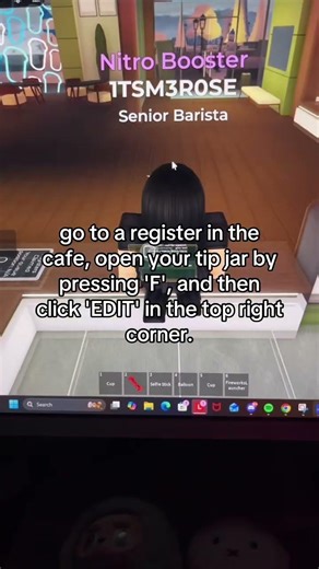 How to set up tips at Frappé Cafe! #relatable #roblox #robux #fyp