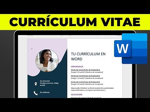 Como hacer un Currículum Vitae en Word con Plantilla (Paso a Paso) | CV Word 2025