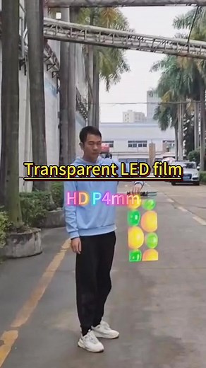 Revolutionary 3mm Ultra-Thin LED Transparent Film Screen for 2023