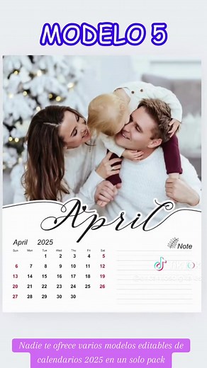 Calendarios 2025 Editables en Canva para Imprimir