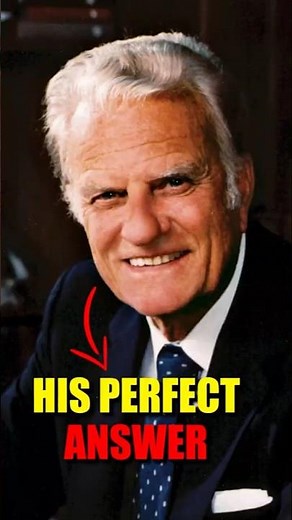 Billy Graham's Perfect Answer SILENCES This TV Reporter!