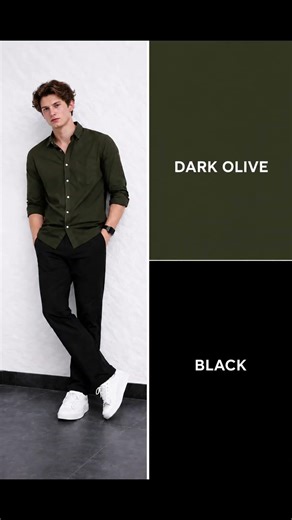 Top 5 color combination with black pants 👌 #formalwear #officewear #pantshirt #fashionguide