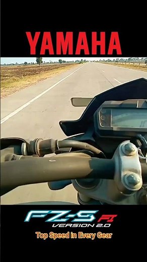 Top Speed in Every Gear - Yamaha Fzs v2