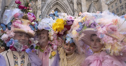 New Yorkers show off their creative side at annual Easter Parade and Bonnet Festival