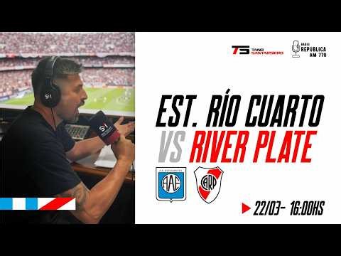RIVER PLATE VS ESTUDIANTES (RC) - NARRACION EN VIVO - TORNEO APERTURA - FECHA 12