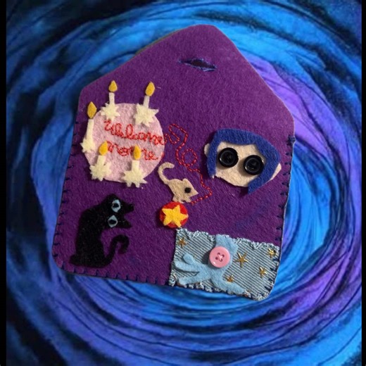 Coraline Pouch: Unique Stop Motion Art