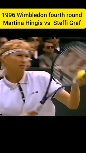 1996 Wimbledon fourth round-Martina Hingis vs Steffi Graf
