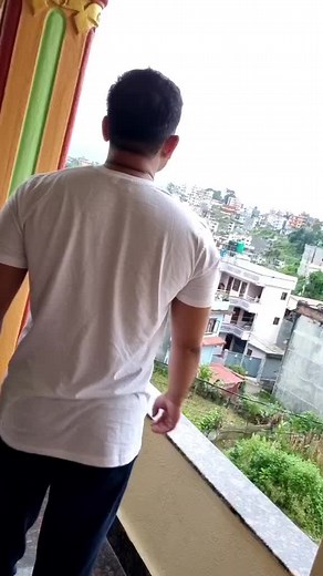 Exploring Urban Life in Nepal: A Balcony View