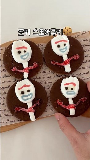 Making Toy Story Forky S'mores Cookies 🍪