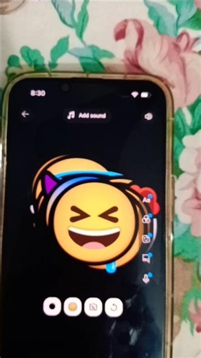 tutorial of sticker stamper #funny #emoji