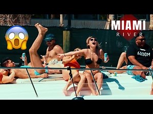 (4K) Bikini Paradise: Boating Bliss and Endless Party Pleasures! | Miami River | Miami 305 Boats .🔥😜