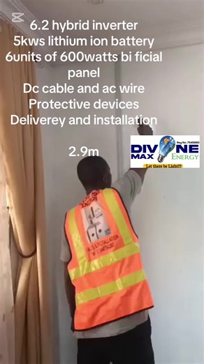 Complete Installation of 6.2 kW Hybrid Inverter System