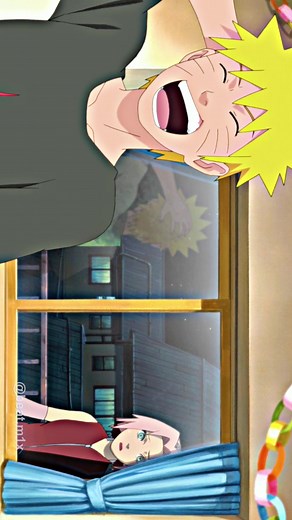 Sakura saw Naruto happy #sakuraharuno #uzumakinaruto #anime #minato #kushina #fyp