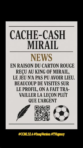 🎬 Talent Vision Agency 💫 on Instagram: "Cache-Cache Mirail — CCM1.3/1.4 🎒⚽📚 Un réel simple. 30 secondes. Des gestes, pas des discours. Cette fois, on a mélangé plusieurs lieux : 🌳 Gironis et la Fourguette pour la nature 📚 la médiathèque du Grand M pour la connaissance Des livres préparés avec soin. Un maillot offert. Une médaille. Un billet. 🎁 En mode ANONYME Un jeune du quartier, ancien joueur que j’ai eu au club, devient le gagnant de la semaine. Pas de mise en scène. Juste un moment vr