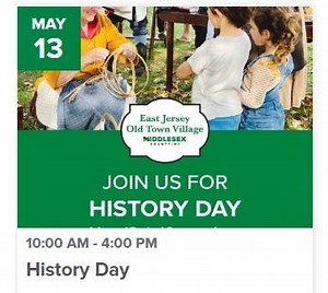 Middlesex County History Day Is May 13