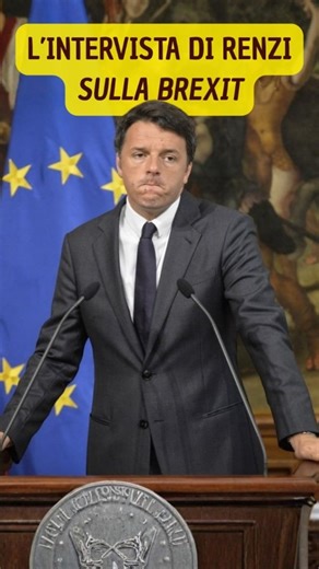 Flamma Quieta on Instagram: "C’è un momento preciso in cui una semplice intervista politica si trasforma in un caso mediatico internazionale. Accadde durante i giorni più caldi della Brexit, quando Matteo Renzi, allora presidente del Consiglio italiano, rilasciò un’intervista in inglese destinata ai media internazionali. Doveva essere un messaggio rassicurante sull’Europa e sul futuro dell’Unione. Finì per diventare una delle clip più commentate, imitate e ironizzate della politica italiana rece