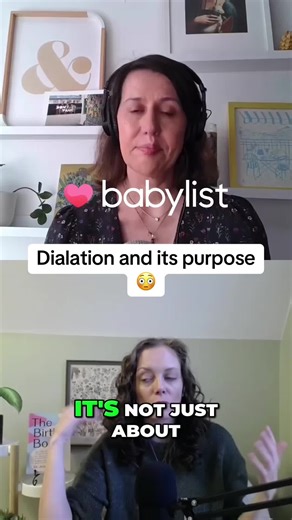 Dialation and its purpose😳#fyp #podcast #birth #women #education @Babylist