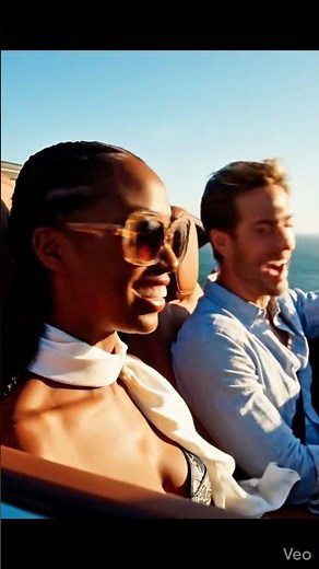 Romantic Beach Moments | Couple Enjoying the Ocean Breeze❤️