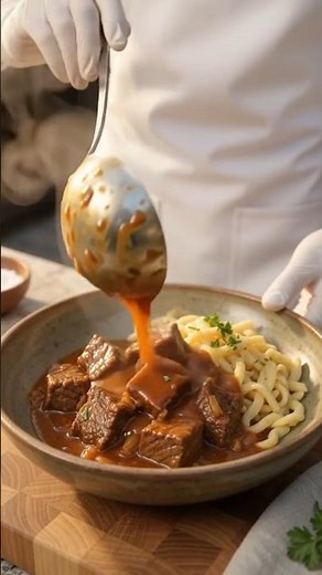 Hungarian Goulash 🥘 | Rich, Hearty & Comforting Beef Stew ❤️🔥#easyrecipes