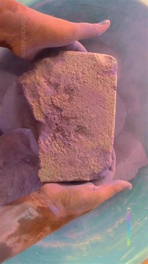 Soft Purple Beach Sand ASMR💜 Purple Sand + Dusty Crumbling 😍