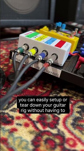 How to use a Patch Bay with your guitar rig #guitar #guitaramps #pedalboard #patchbay