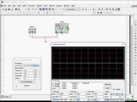 Multisim - Generador de funciones