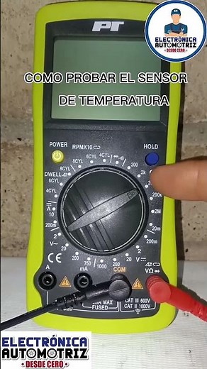 HOW TO TEST THE TEMPERATURE SENSOR!!! #automotiveelectronics #automobile #automotiveelectricity