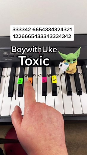 Toxic Piano Lesson #piano #toxic #pianotutorial