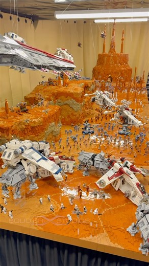 David - Solid Brix Studios on Instagram: "My #LEGO #StarWars Battle of Geonosis MOC Diorama"