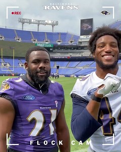 61K views · 2.4K reactions | Hollywood Brown, Willie Snead, Marlon Humphey and Mark Ingram all check in on the Flock Cam. | Baltimore Ravens | Facebook