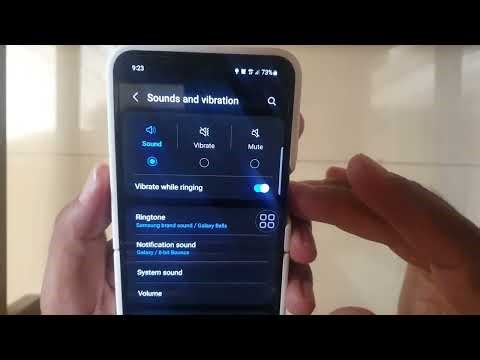 SAMSUNG Galaxy Z Flip 5: How to Set Sound and Vibration (Android 13)