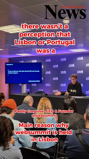6.7K views · 30 reactions | So why is Lisbon the best city to host the Web Summit? Paddy Cosgrave explains why... https://youtube.com/shorts/qD-0Wen6f2I | The Portugal News - Portugals national newspaper in English | Facebook