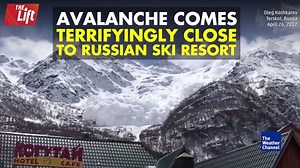 13K views · 272 reactions | Video shows a huge cloud of snow as an avalanche comes down a mountain and toward a Russian ski resort. | The Weather Channel | Facebook
