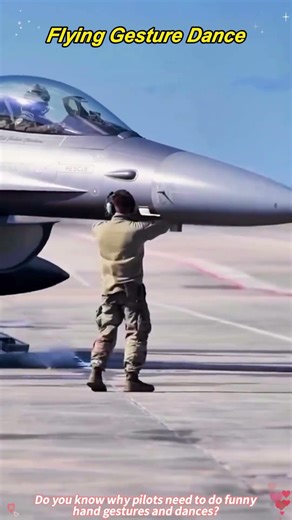 Do you know why pilots need to do funny hand gestures and dances?#airforce #usa🇺🇸