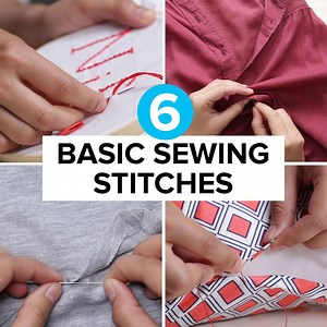 151K views · 215 reactions | Up your sewing game with these basic hand sewing techniques ✨ | Goodful | Facebook