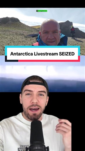 The (alleged) first ever irl live stream from Antarctica gets snipped barely an hour in by authorities because he's not allowed to have a satellite internet connection in Antarctica... #interesting #facts #theory #antarctica #livestream Disclaimer: All allegedly, just theories that may or may not be true.