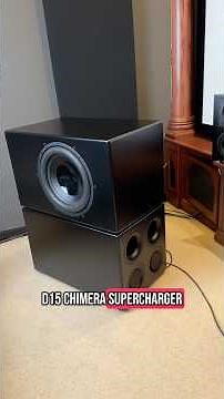 Installed a SUPERCHARGER to the HSU D15 Chimera subwoofer! #subwoofer #movies #dolbyatmos
