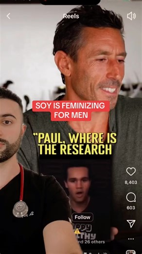73K views · 1.8K reactions | @Paul Saladino ❗️SOY IS FEMINISING IN MEN!! ❌ #weightloss #fatloss #nutrition #fitness | Nutrition Explained | Facebook
