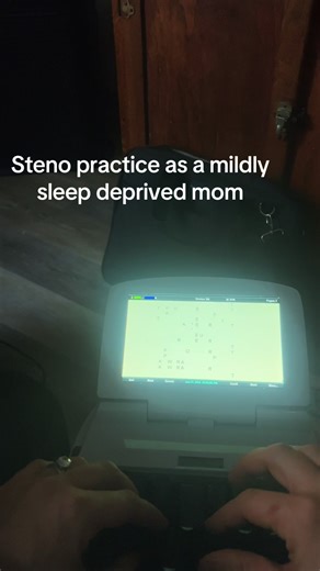 I can do this I can do this I can do this #stenostudent #courtreportingstudent #courtreporter #stenography #stenographer
