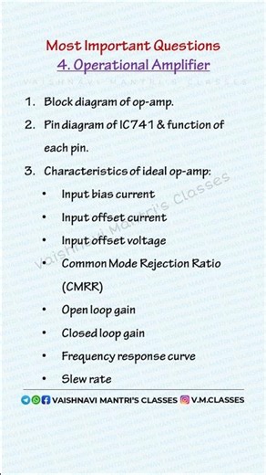 Applied Electronics - Important Questions| PYQs| 12th Board Electronics 2026