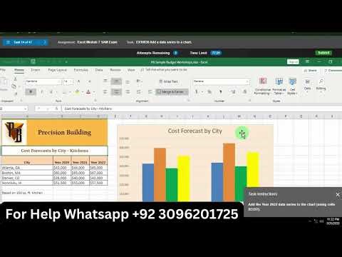 Excel Module 7 SAM Exam || 100% Grades || SAM Cengage