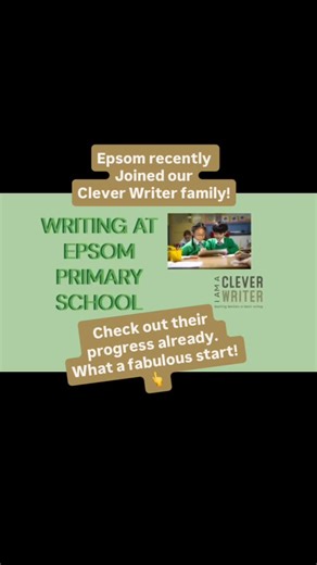 I am a Clever Writer on Instagram: "✨ Epsom Primary recently joined the Clever Writer journey – and the impact is already shining through… ✨ ✏️ Improved writing stamina 📚 Stronger use of taught writing skills 🧱 Working walls making a real impact 🖊️ A transformation in handwriting & presentation 😊 Most importantly – pupils who are LOVING writing! Thank you @epsomprimary for sharing your lovely reel! 🤩🙏 This is what happens when a clear Writing Framework meets high-quality Teacher CPD and pr