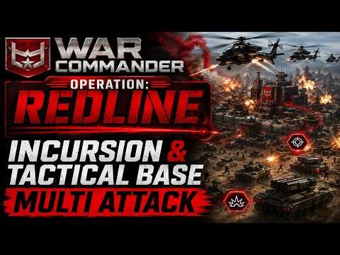 War Commander: Redline Incursion & Tactical Strike Bases - MULTI BASE ATTACK
