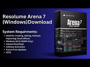 How To Download Resolume Arena 7 (Windows)